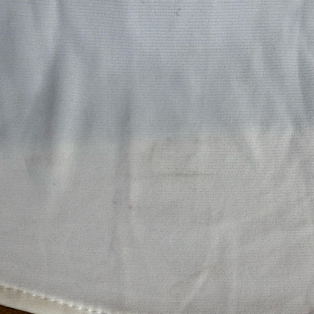 IEENA for Mac Duggal Zuri Beaded Halter White Jersey Gown size 6 - Picture 5 of 14